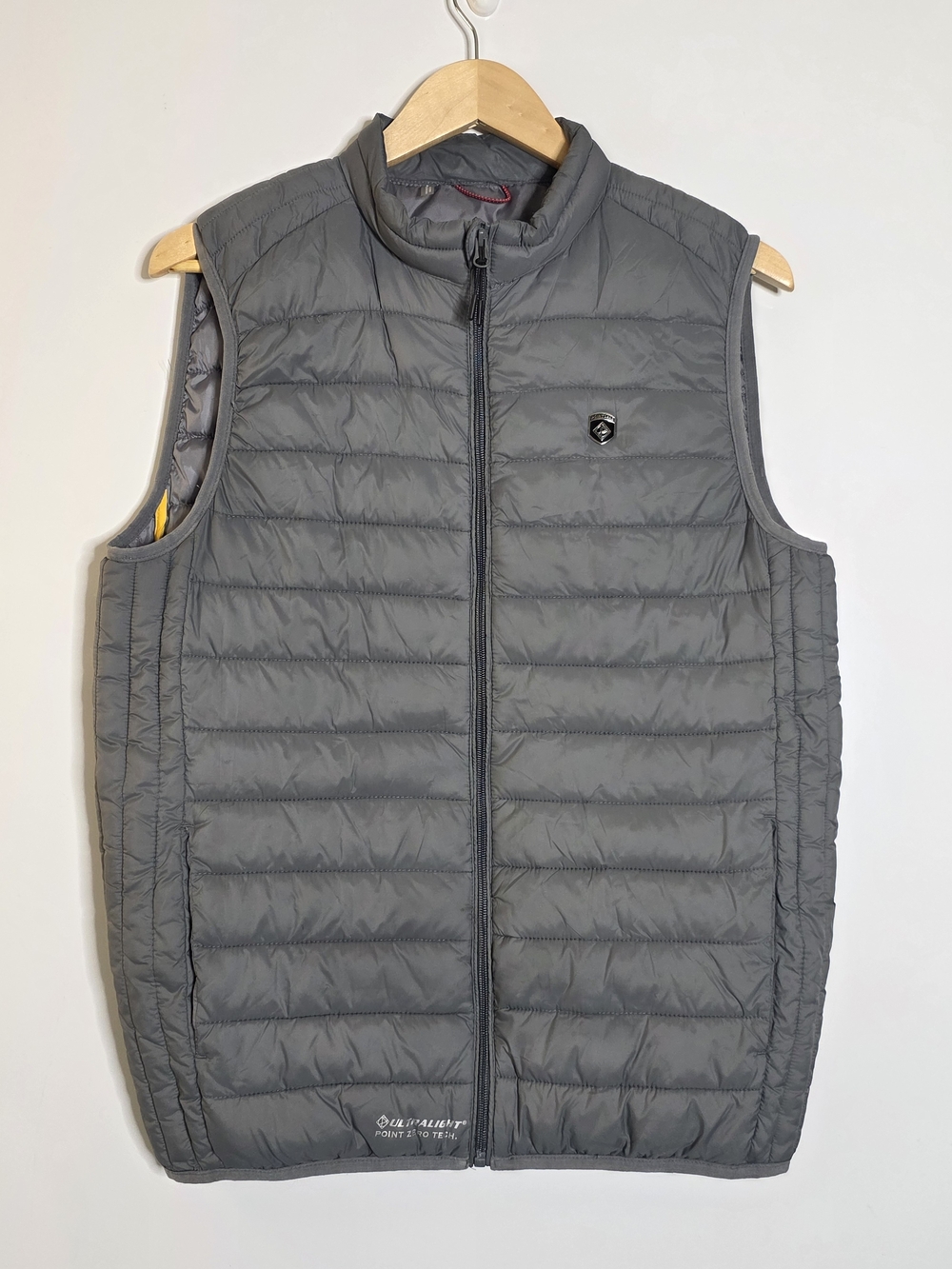 Point Zero Men's Gray Puffer Canadian Collection ultralight performance FLAWWED